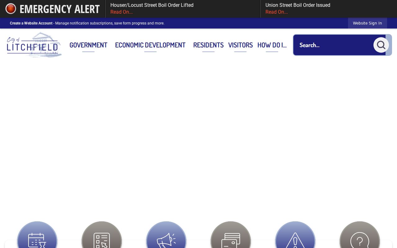 Litchfield Illinois city website for criminal records research